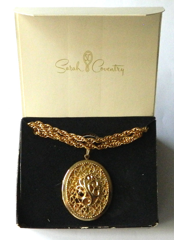 Vintage locket necklace