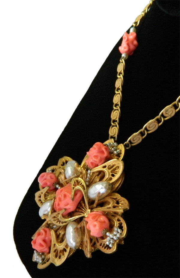 Miriam Haskell pendant necklace