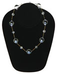 1920s pools of light crystal necklace