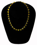 1920's yellow crystal necklace