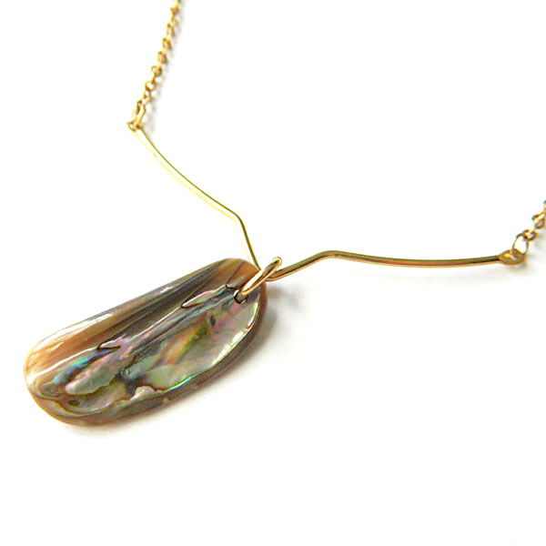 abalone pendant necklace