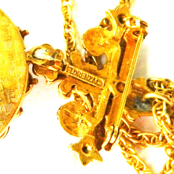 Art Nouveau locket necklace