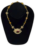 1930's Czech beaded necklace