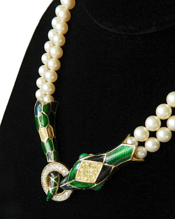 Joseph Mazer snake necklace