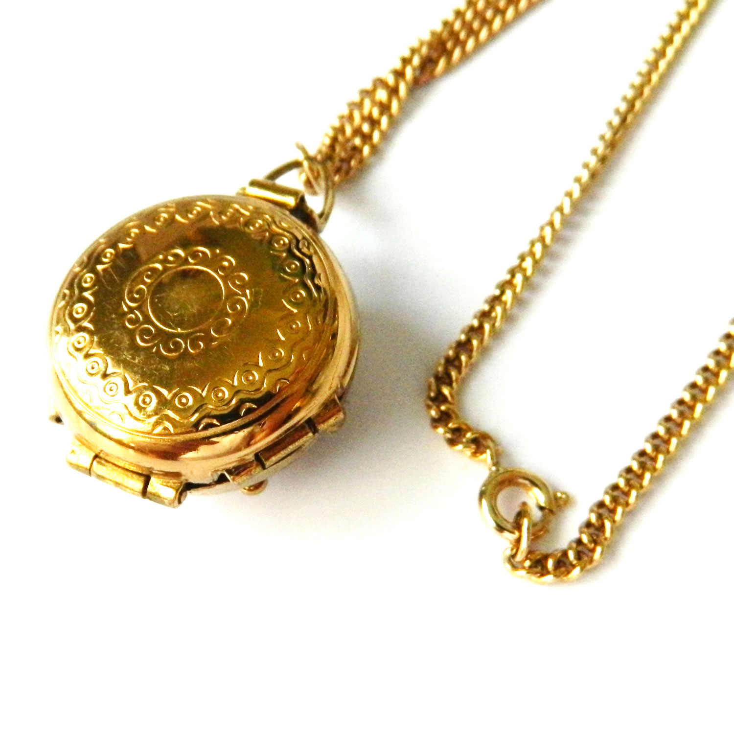 Vintage locket necklace by Coro