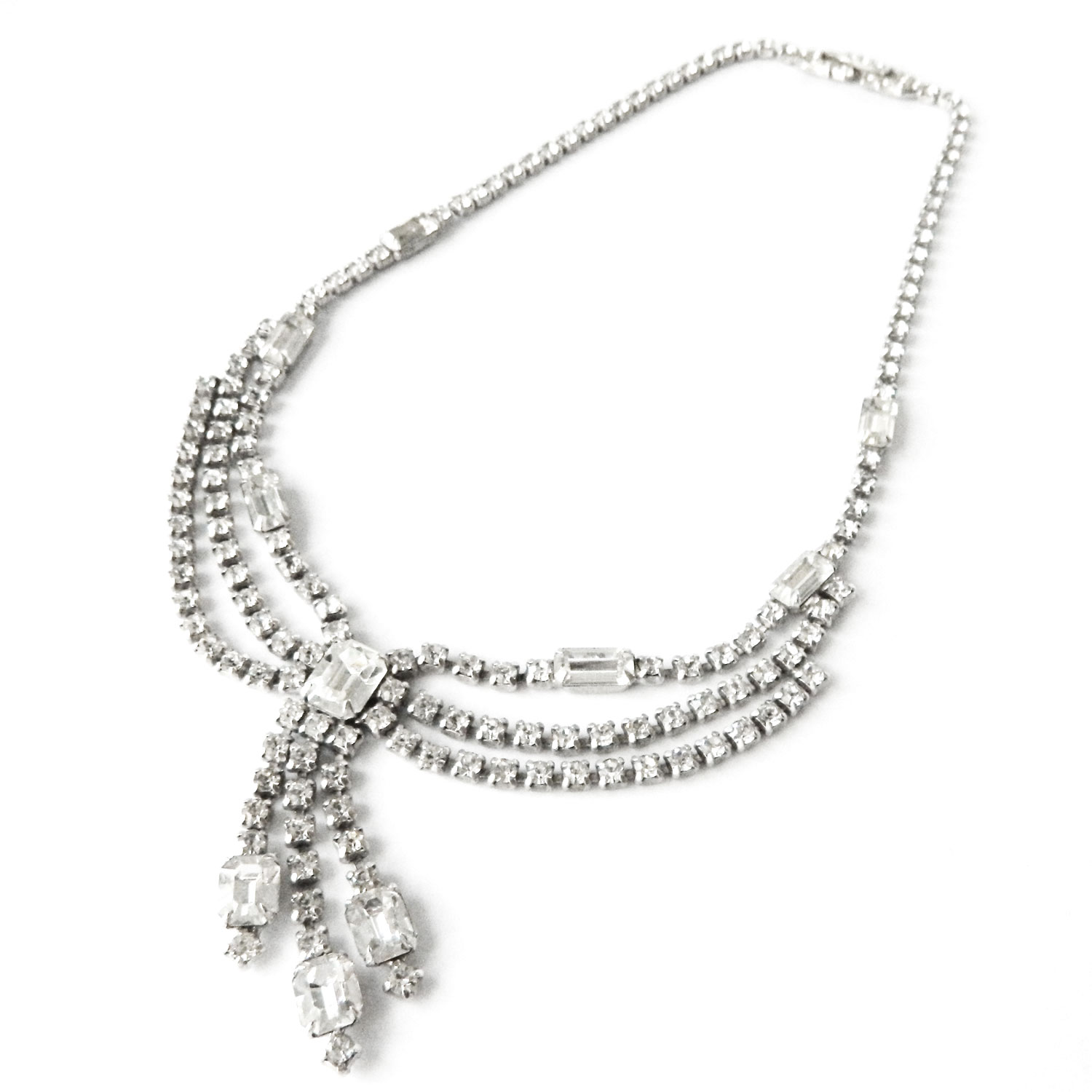 1950's Kramer rhinestone necklace