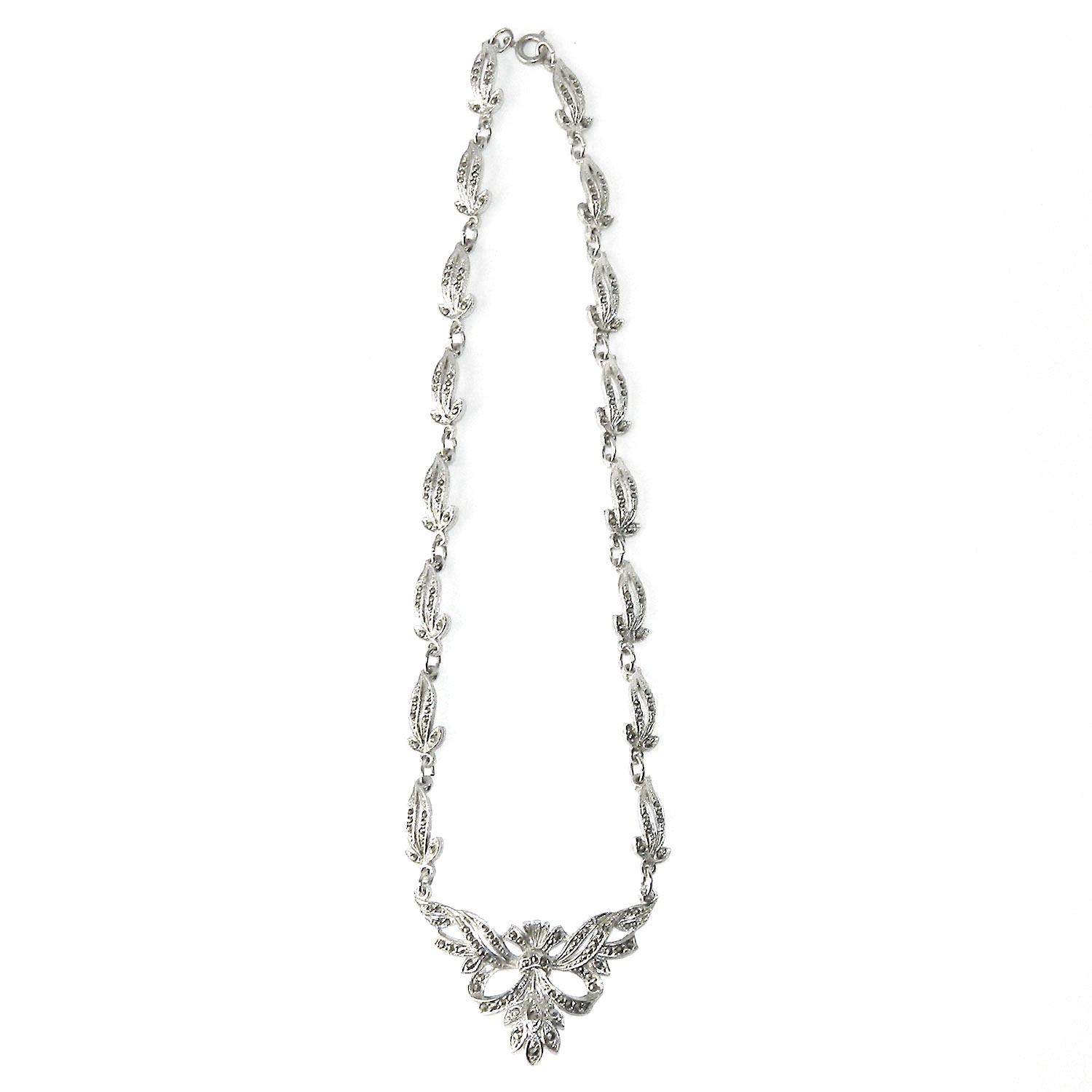 1940s marcasite necklace