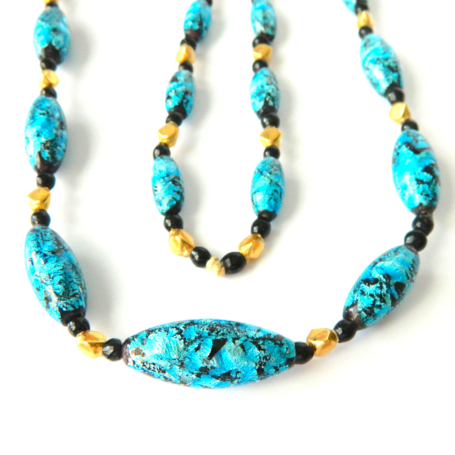 Antique Murano glass necklace