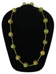 Venetian glass bead necklace