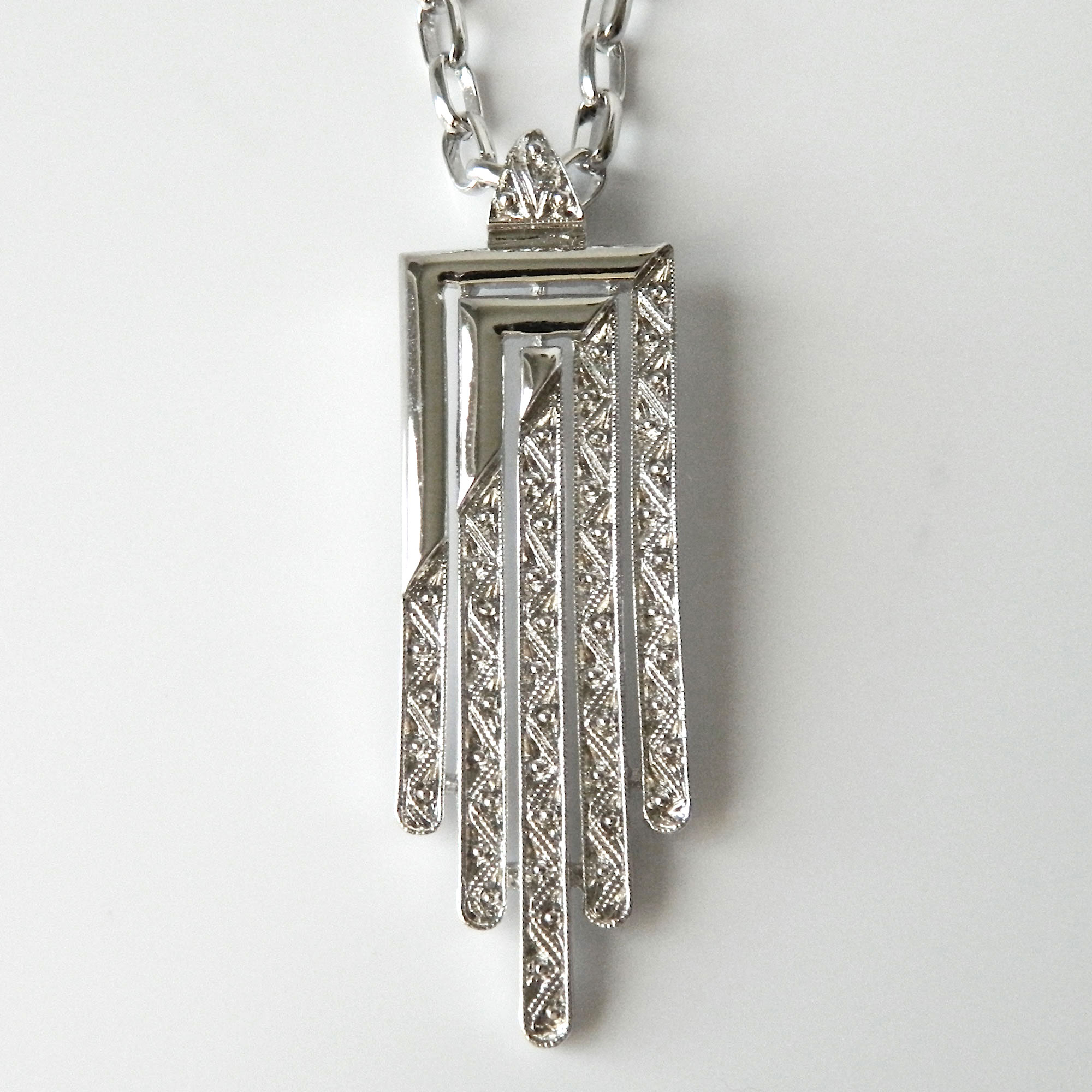 Art Deco pendant necklace by Monet