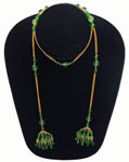 1930s beaded lariat necklace