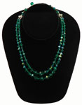 Laguna green crystal necklace