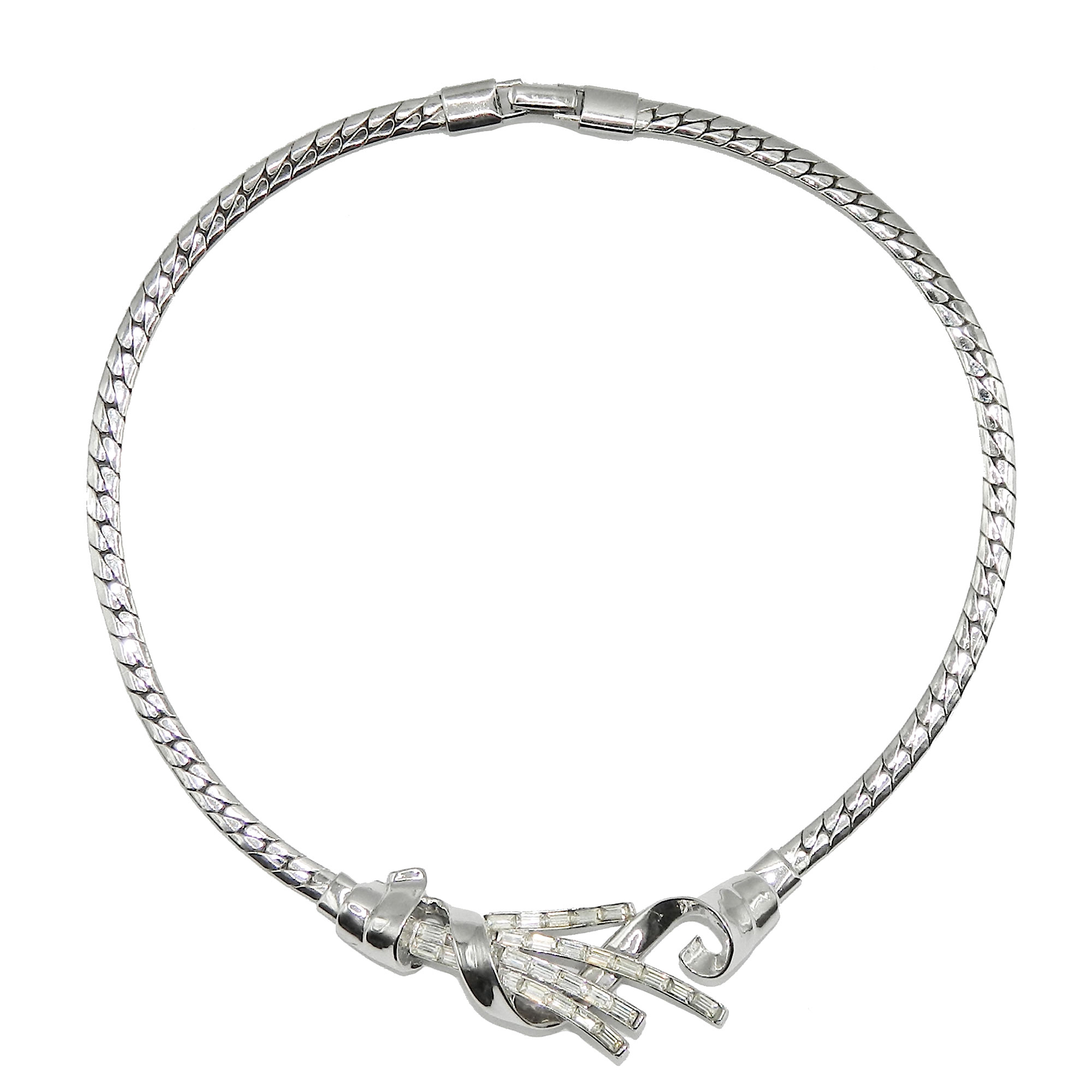 Trifari rhinestone necklace