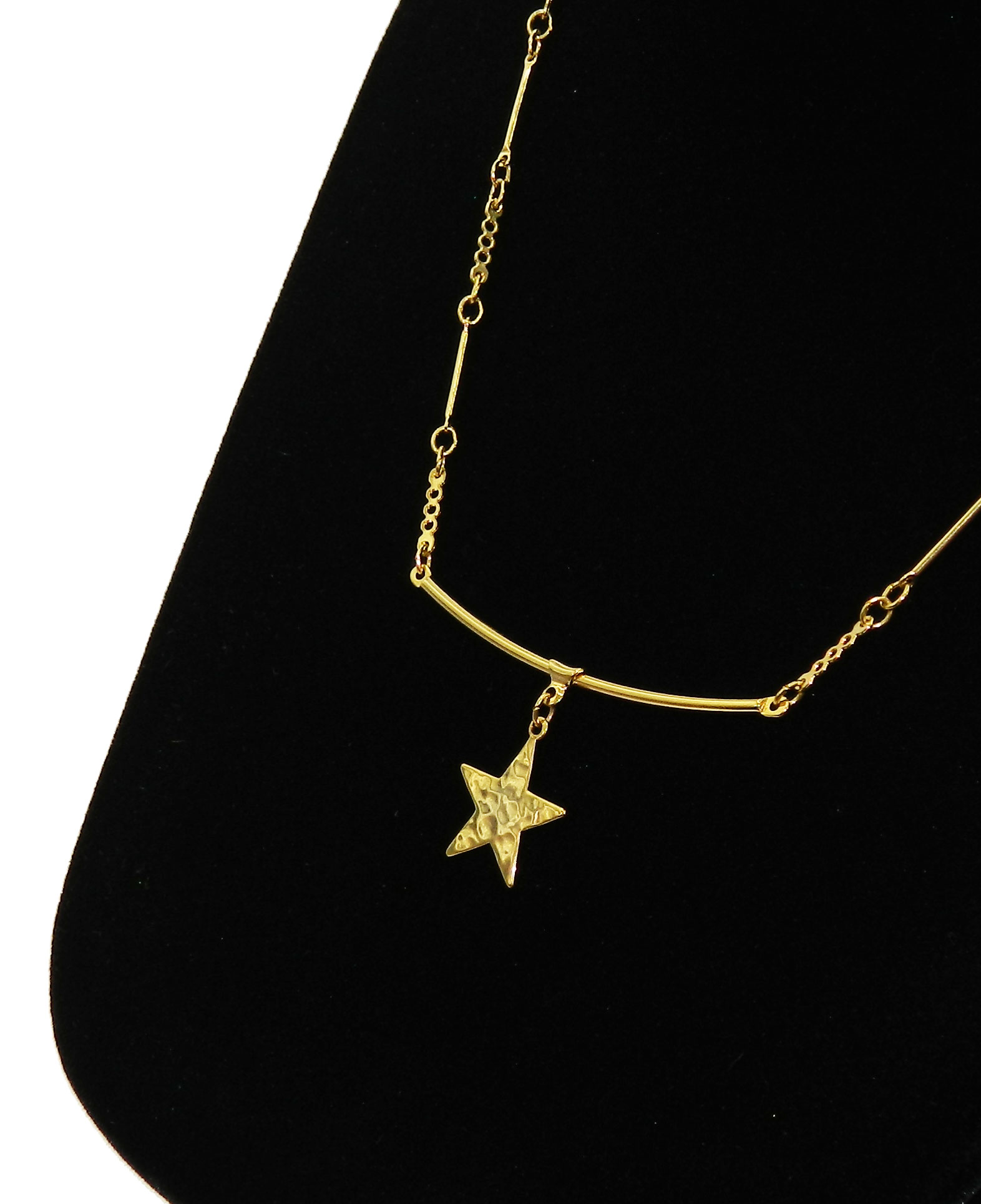 Park Lane gold star pendant necklace