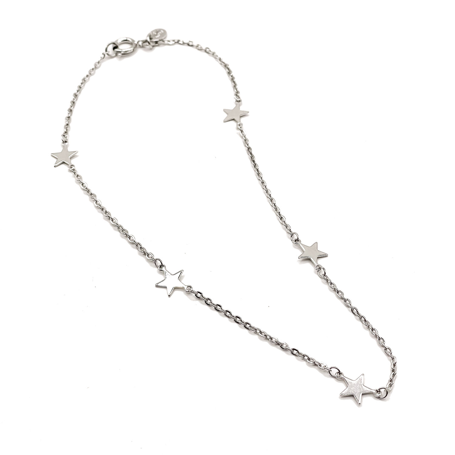 Silver star necklace