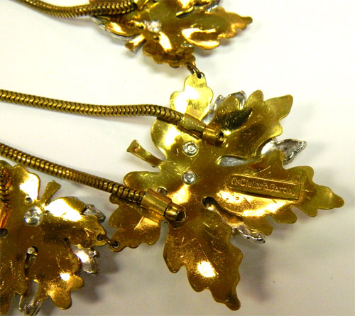 1930's McLelland Barclay maple leaf necklace