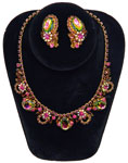 Juliana rhinestone necklace set