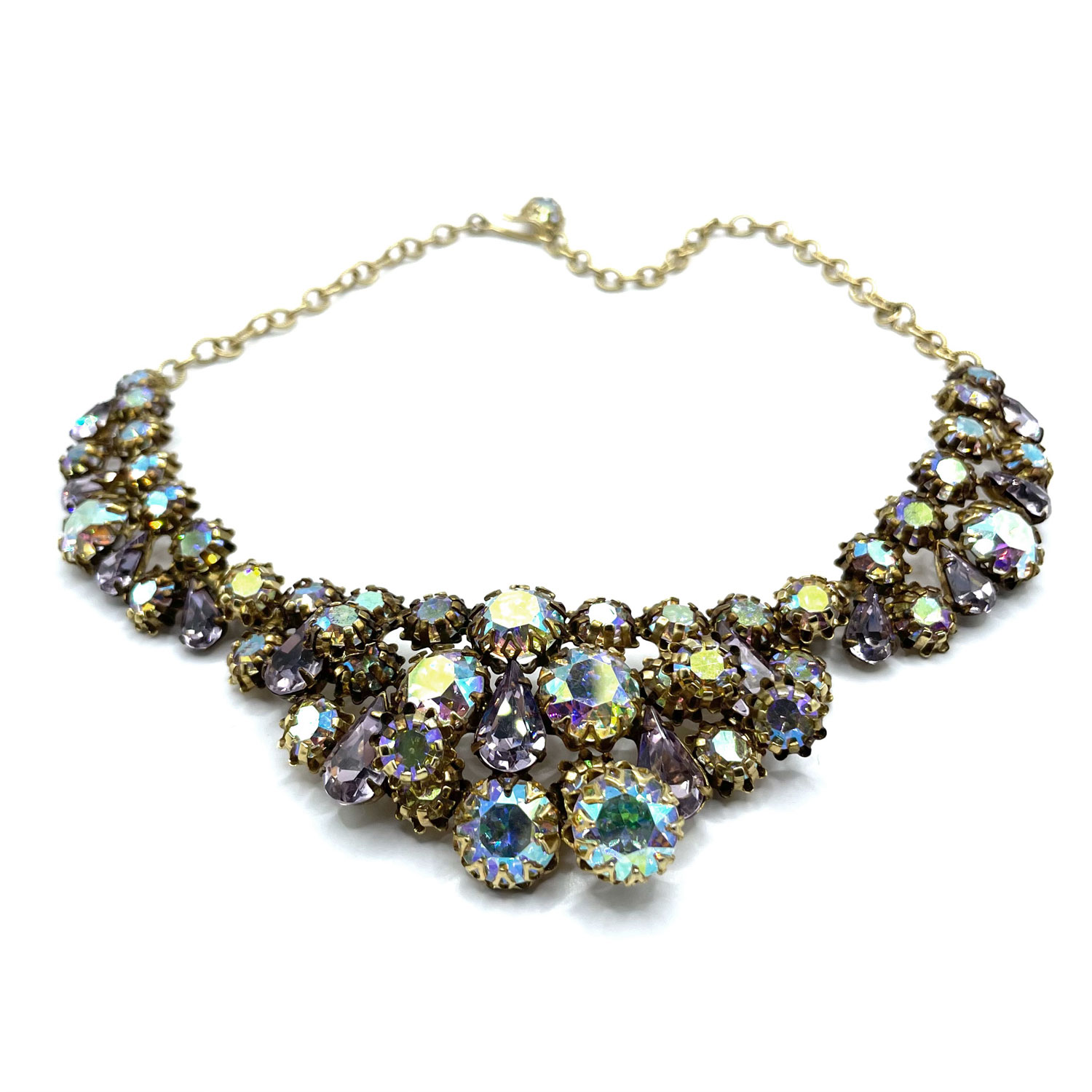Hattie Carnegie rhinestone necklace set