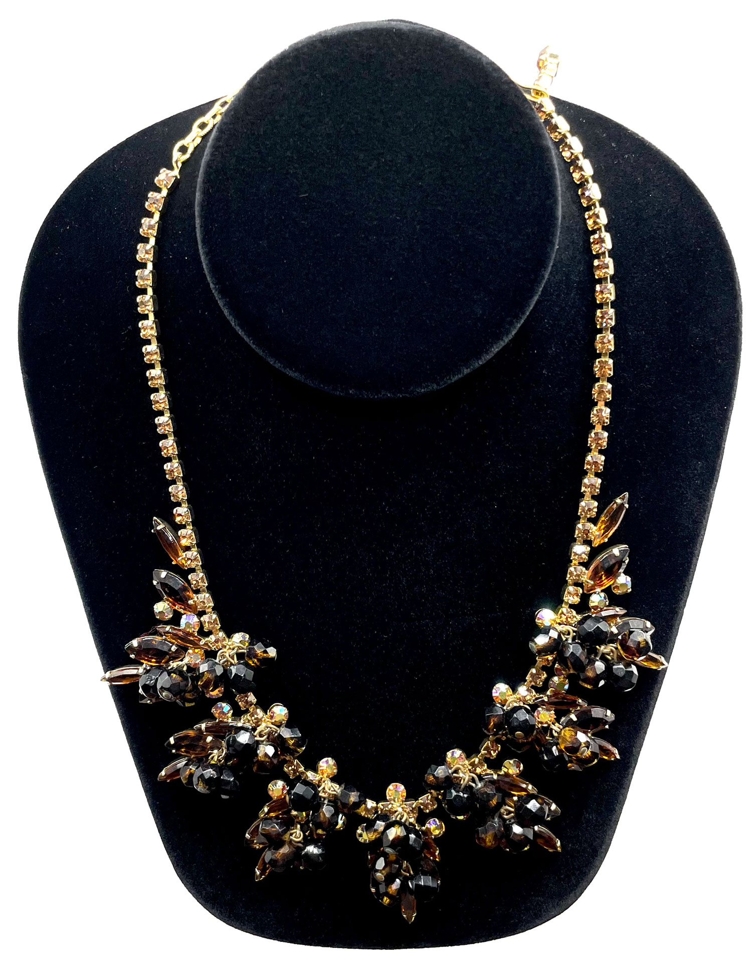 Juliana rhinestone necklace and earring set