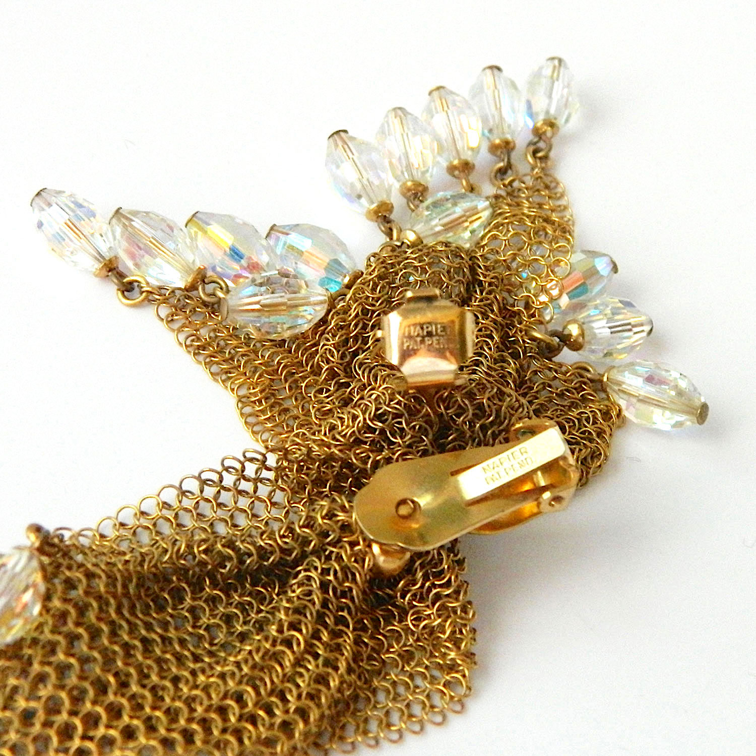 Napier Aurora Borealis crystal necklace set