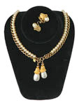 Sarah Coventry pearl necklace set