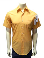 vintage orange short sleeve dress shirt