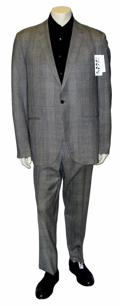 1960's glen plaid wool suit