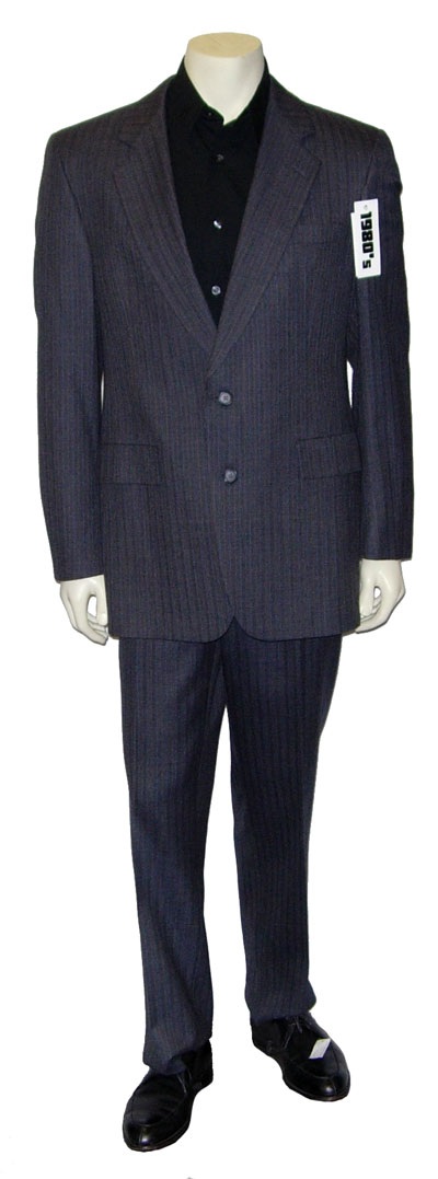 Vintage 1980's pin stripe suit