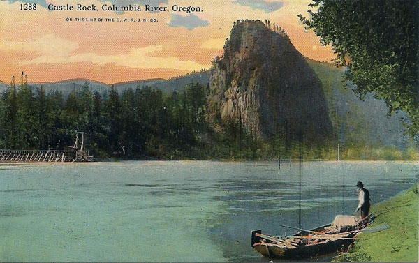 Castle Rock Oregon postcard