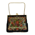 vintage needlepoint purse