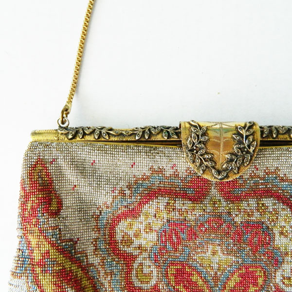 French beaded purse