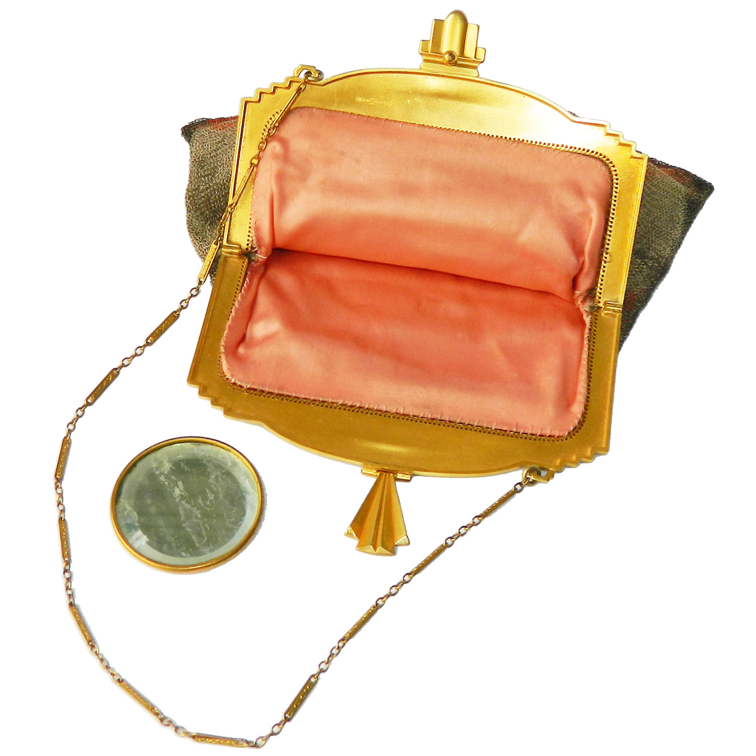 1920's Whiting and Davis mesh handbag