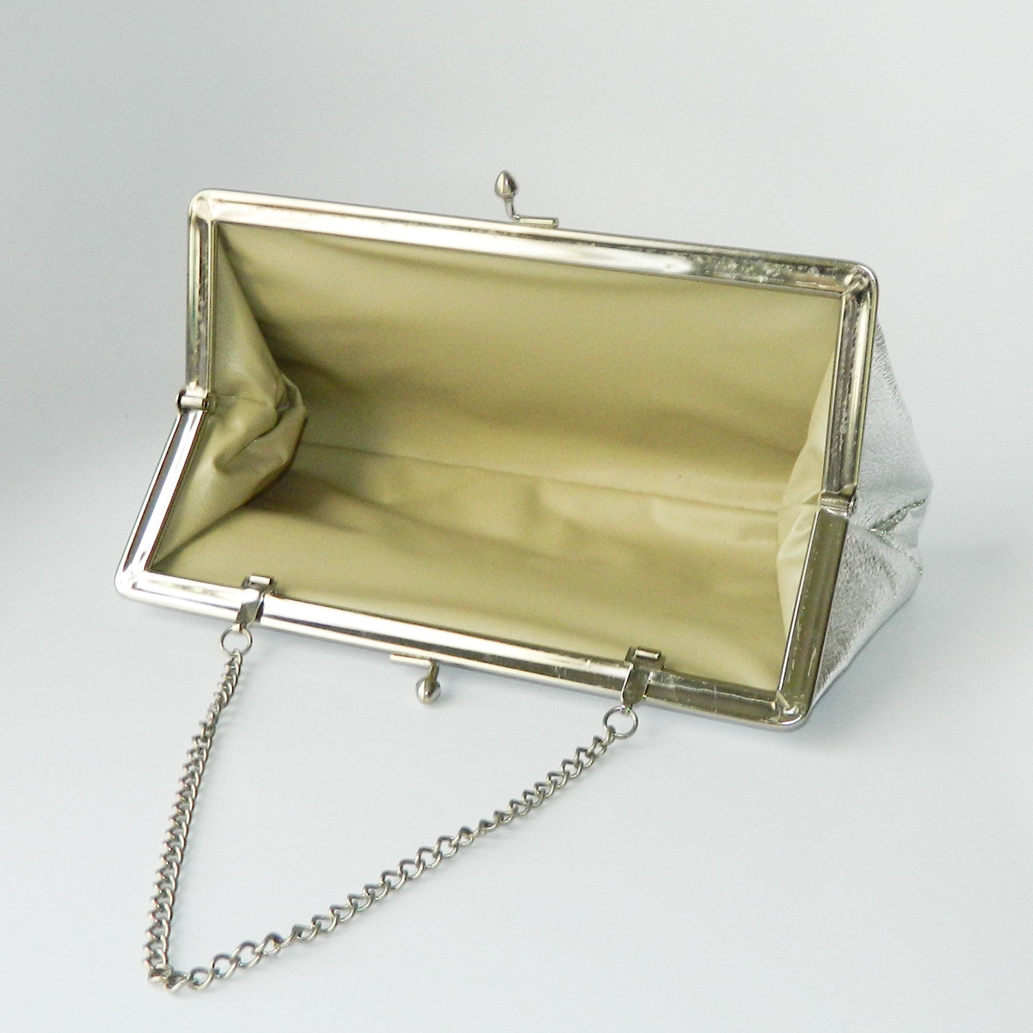 Vintage silver clutch purse