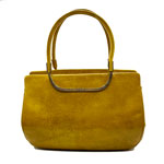 1960s mustard yellow purse