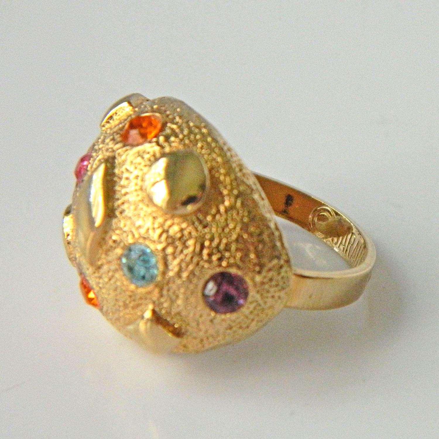 Sarah Coventry gold filled ring