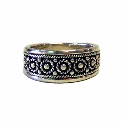 Sterling silver mens ring
