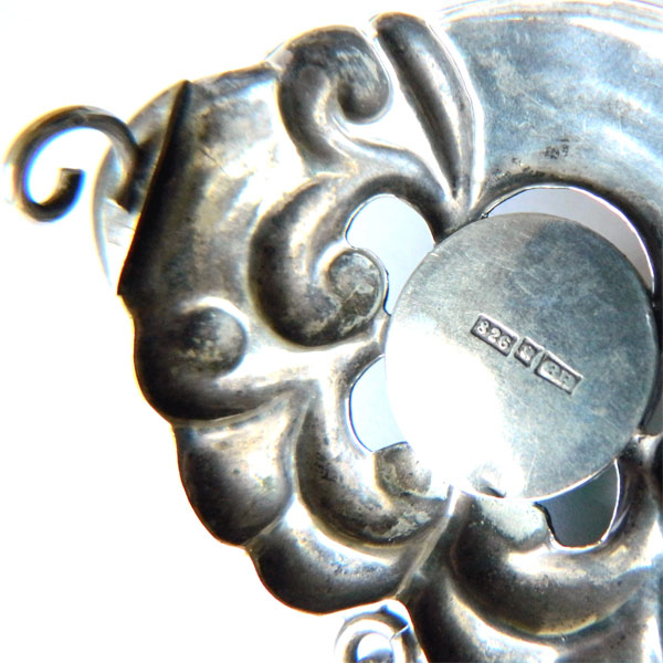 Antique Danish silver brooch
