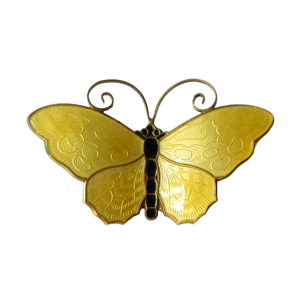 David Andersen silver butterfly brooch