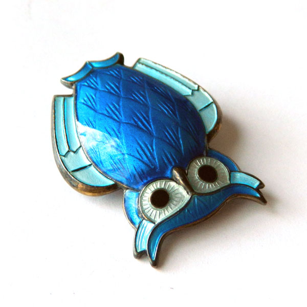 David Andersen owl brooch