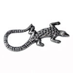 sterling gecko brooch
