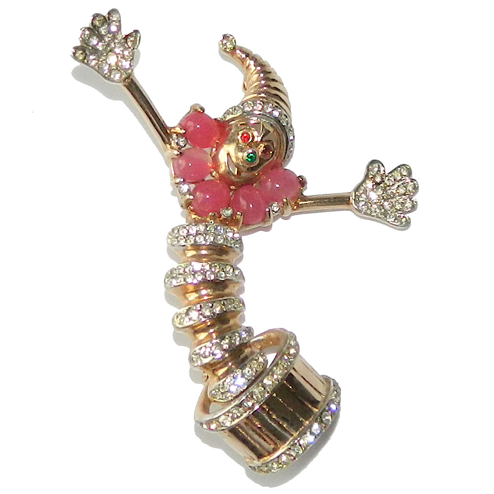 Jack in the box brooch