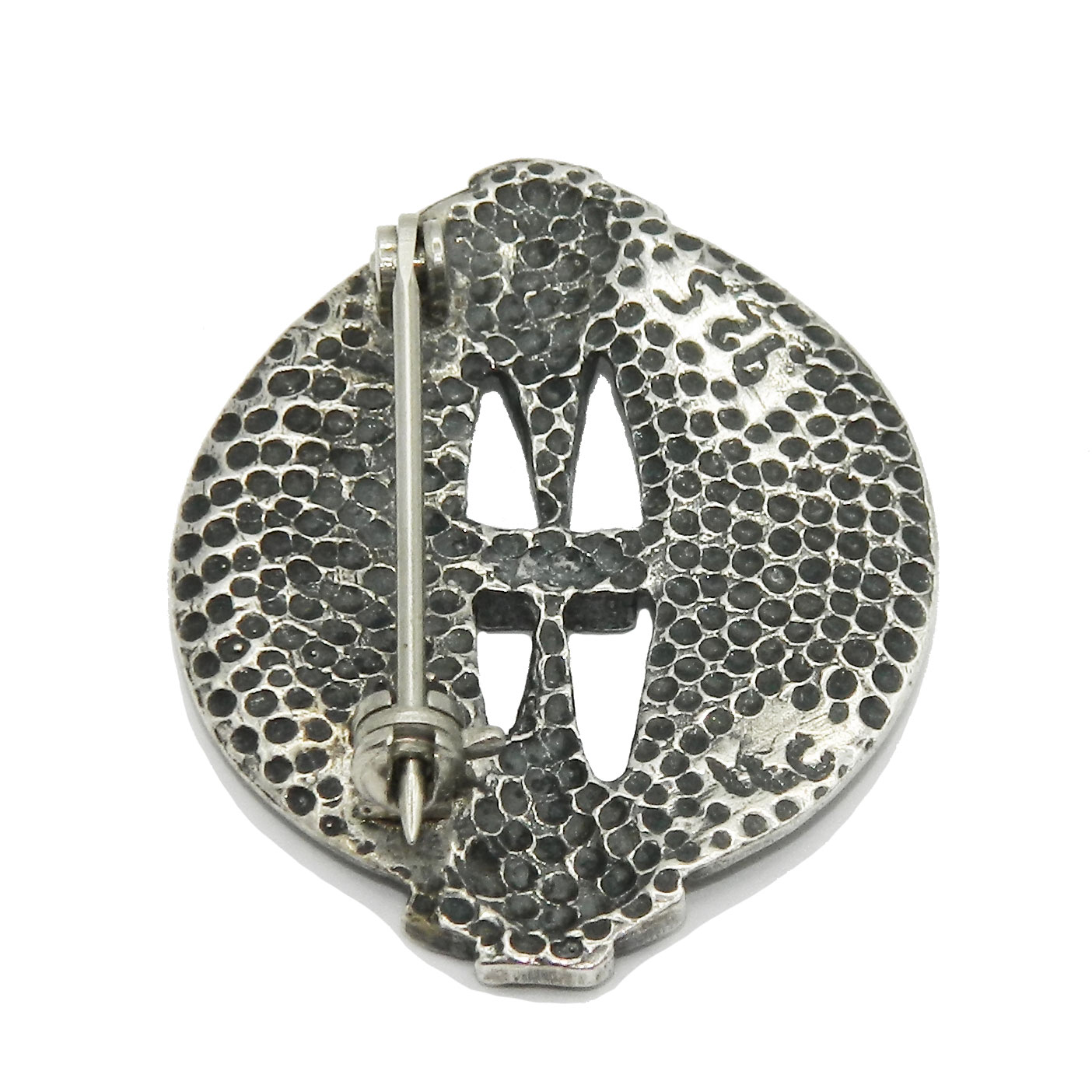 Celtic style sterling silver brooch