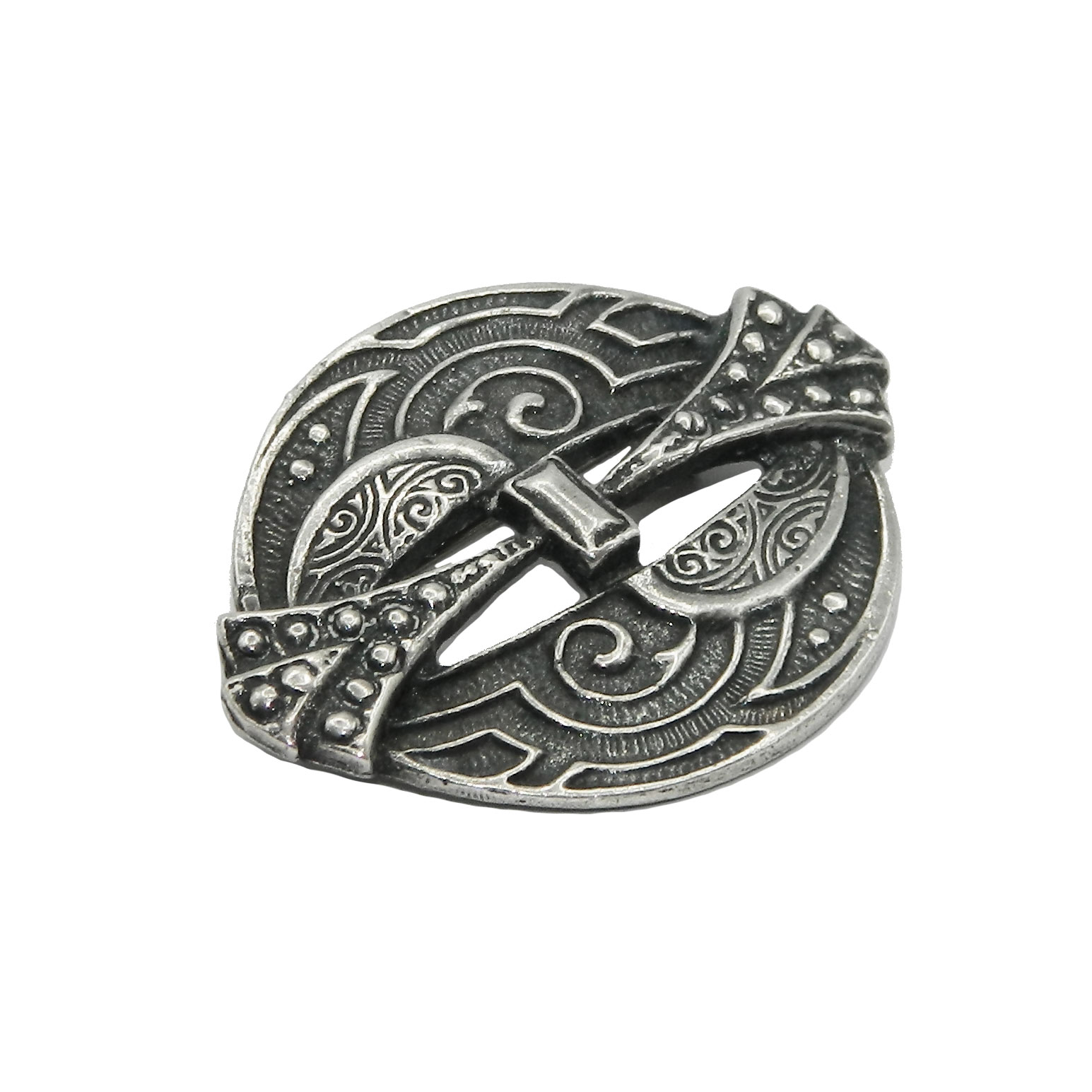 Celtic style sterling silver brooch