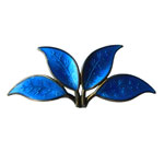 Enameled butterfly brooch