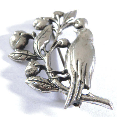 Sterling Danecraft bird brooch
