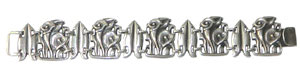 Art Deco McClelland Barclay sterling bracelet