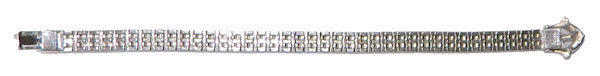 Sterling silver rhinestone bracelet