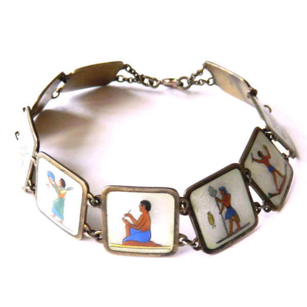 Egyptian revival bracelet