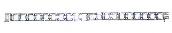 Sterling silver crystal bracelet