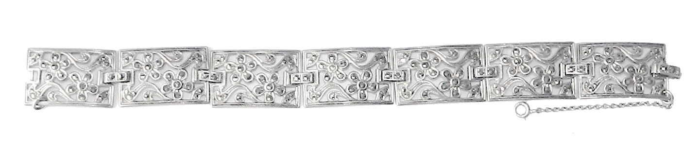 Art Deco sterling bracelet